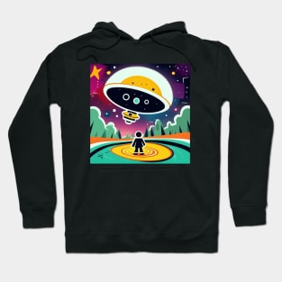 Toddler Boys UFO Abduction Hoodie